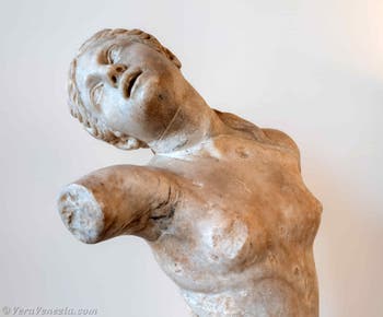 Ermafrodito che lotta con un Satiro al Museo Archeologico di Venezia, in Italia