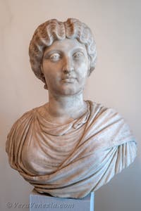 L'imperatrice Faustina la Giovane al Museo Archeologico di Venezia, in Italia
