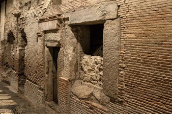 Erario, sala del tesoro della Neapolis sotterranea sotto la Basilica di San Lorenzo Maggiore a Napoli, in Italia