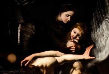 Caravaggio, le sette opere di misericordia, Pio Monte della Misericordia a Napoli, in Italia