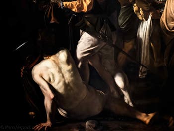Caravaggio, le sette opere di misericordia, Pio Monte della Misericordia a Napoli, in Italia