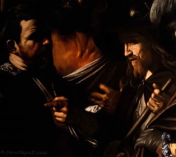 Caravaggio, le sette opere di misericordia, Pio Monte della Misericordia a Napoli, in Italia