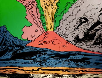 Andy Warhol, Vesuvio, Museo di Capodimonte a Napoli, in Italia
