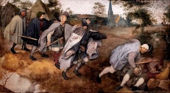 Pieter Brueghel il Vecchio, La parabola dei ciechi, Museo di Capodimonte a Napoli, in Italia