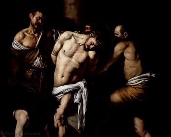 Caravaggio, La flagellazione di Cristo, Museo Capodimonte a Napoli, Italia