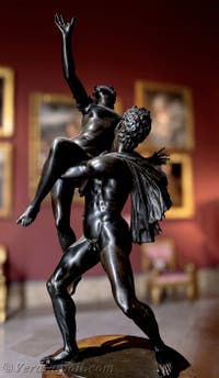 Giambologna, Il rapimento di una sabina, Museo di Capodimonte a Napoli, in Italia
