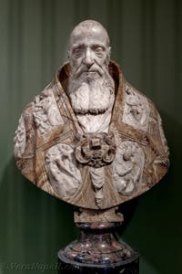 Guglielmo della Porta, Busto raffigurante Papa Paolo III, Museo di Capodimonte a Napoli, in Italia