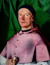 Lorenzo Lotto, Ritratto di Bernardo de' Rossi, Museo di Capodimonte a Napoli, in Italia