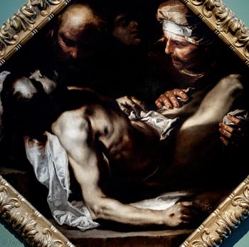 Luca Giordano, Il Cristo deposto dalla croce, Museo di Capodimonte a Napoli, in Italia