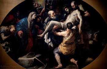 Luca Giordano, La Deposizione di Cristo, Museo di Capodimonte a Napoli, in Italia