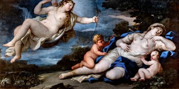 Luca Giordano, Diana che uccide Niobe, Museo di Capodimonte a Napoli, in Italia