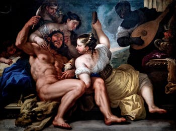 Luca Giordano, Ercole e Onfale, Museo di Capodimonte a Napoli, in Italia