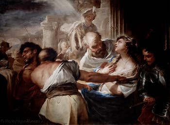 Luca Giordano, Santa Lucia condotta al martirio, Museo di Capodimonte a Napoli, in Italia