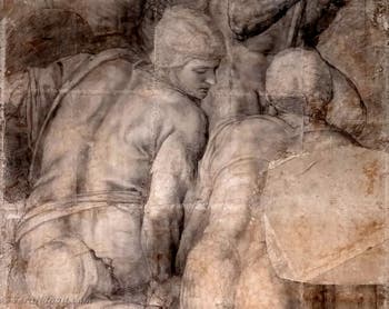 Michelangelo, Gruppo di guerrieri, Museo di Capodimonte a Napoli, in Italia