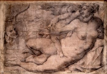 Michelangelo, Venere e Cupido, Museo di Capodimonte a Napoli, in Italia