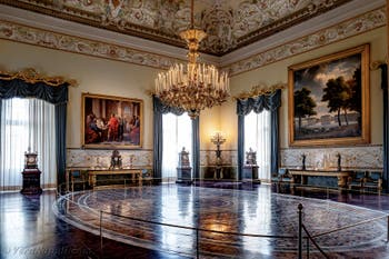 Gli appartamenti reali del Palazzo Capodimonte a Napoli, in Italia