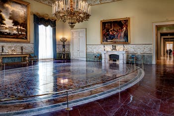 Gli appartamenti reali del Palazzo Capodimonte a Napoli, in Italia
