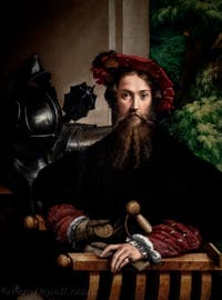 Parmigianino, Ritratto di Galeazzo Sanvitale, Museo di Capodimonte a Napoli, in Italia