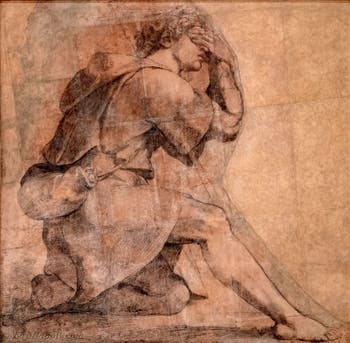 Raffaello, Mosè davanti al roveto ardente, Museo di Capodimonte a Napoli, in Italia