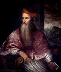 Tiziano, Ritratto del cardinale Pietro Bembo, Museo di Capodimonte a Napoli, in Italia