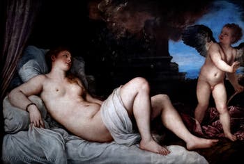 Tiziano, Danae, Museo di Capodimonte a Napoli, in Italia