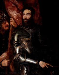 Tiziano, Pier Luigi Farnese, Museo di Capodimonte a Napoli, in Italia