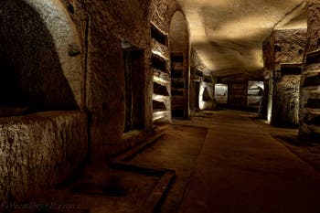 Le catacombe di San Gennaro a Napoli, in Italia