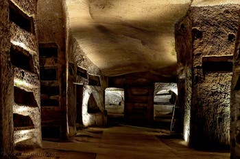 Le catacombe di San Gennaro a Napoli, in Italia