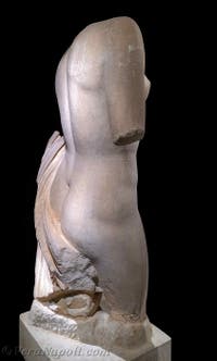 Afrodite, Museo Archeologico presso la Galleria d'Italia a Napoli, in Italia