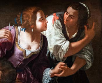Artemisia Gentileschi, Sansone e Dalila, Galleria d’Italia Zevallos a Napoli, in Italia