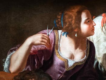 Artemisia Gentileschi, Sansone e Dalila, Galleria d’Italia Zevallos a Napoli, in Italia
