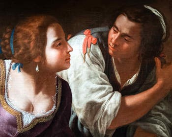 Artemisia Gentileschi, Sansone e Dalila, Galleria d’Italia Zevallos a Napoli, in Italia