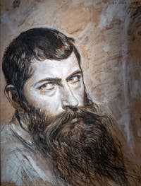 Vincenzo Gemito, Autoritratto, Galleria d'Italia Zevallos a Napoli, in Italia