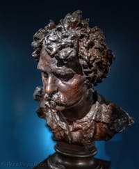 Vincenzo Gemito, Ritratto del pittore Mariano Fortuny y Marsal, Galleria d'Italia Zevallos a Napoli, in Italia