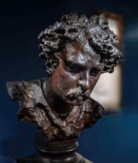 Vincenzo Gemito, Ritratto del pittore Mariano Fortuny, Galleria d'Italia Zevallos a Napoli, in Italia