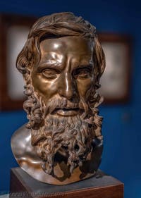 Vincenzo Gemito, Testa di filosofo, Galleria d'Italia Zevallos a Napoli, in Italia