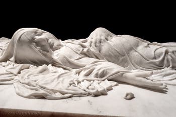 Jago, Il Figlio Velato, Cappella dei Bianchi, Basilica di San Severo fuori le mura a Napoli, in Italia