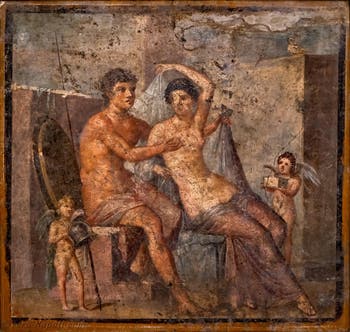 Ares e Afrodite, Pompei, Casa di Meleagro