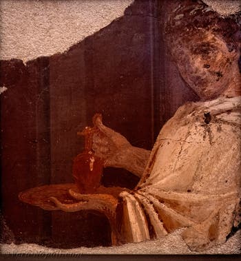 Affresco Giovane Camillo, Ercolano, Museo Archeologico di Napoli