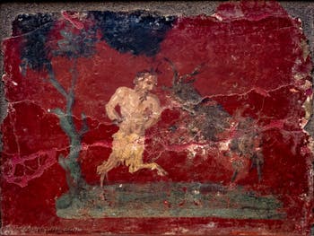 Il dio Pan e una capra, Gabinetto erotico, Museo Archeologico di Napoli