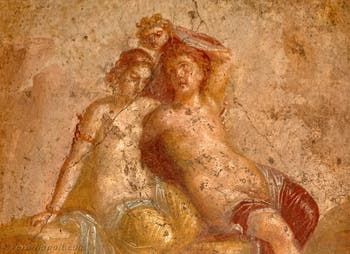 Affresco di Perseo e Andromeda, Pompei, Casa dei Capitelli Colorati, Museo Archeologico di Napoli