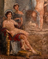 Affresco dello Stibadium Dionysiaco, Pompei, Casa di Gavius Rufus, Museo Archeologico di Napoli