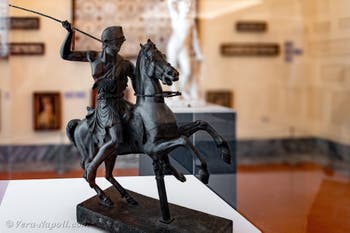 Amazzone a cavallo, Ercolano, Museo Archeologico di Napoli, Italia