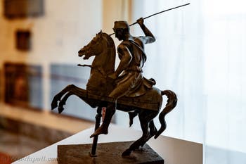 Amazzone a cavallo, Ercolano, Museo Archeologico di Napoli, Italia