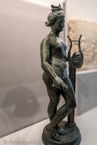Apollo con la lira, Casa di Apollo, Pompei, Museo Archeologico di Napoli, Italia