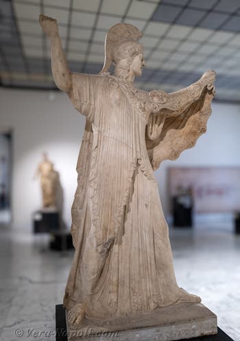 Atena Promachos, Villa dei Papiri, Ercolano, Museo Archeologico di Napoli, Italia