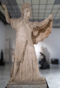 Atena Promachos, Villa dei Papiri, Ercolano, Museo Archeologico di Napoli, Italia