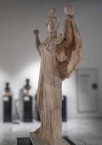 Atena Promachos, Villa dei Papiri, Ercolano, Museo Archeologico di Napoli, Italia