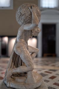 Atlante, Collezione Farnese, Museo Archeologico di Napoli, Italia