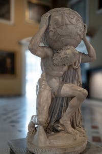 Atlante, Collezione Farnese, Museo Archeologico di Napoli, Italia
